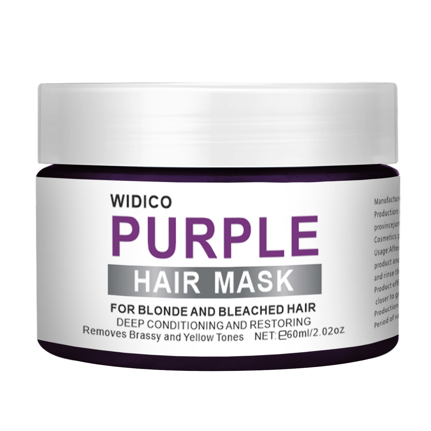Purple Shampoo for Yellow Tone Removal and Hair Care