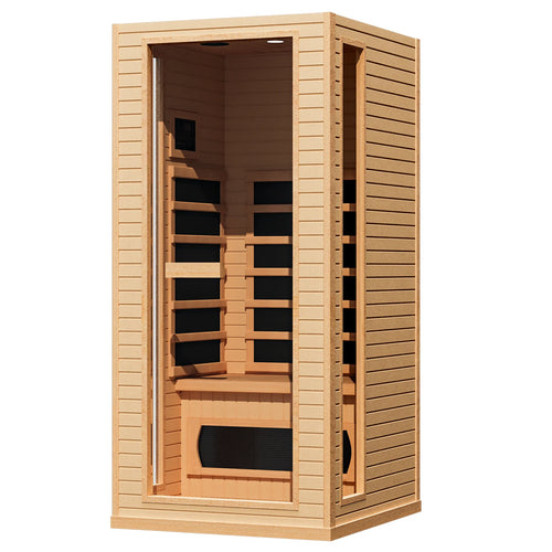 Single Sauna, Home Sauna, Low EMF Far Infrared Sauna, Home Spa Sauna,Infrared Saunas for Home